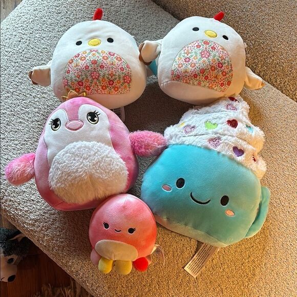 Squishmallows Cute Plush Toy Set - Pink, Blue, Multicolor - Picture 1 of 12